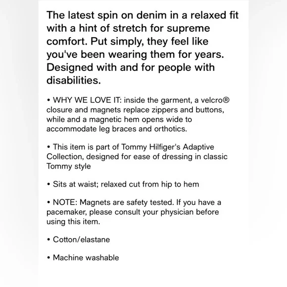 Tommy Hilfiger Hamilton Relaxed Jean Magnetic Fly - Picture 10 of 10